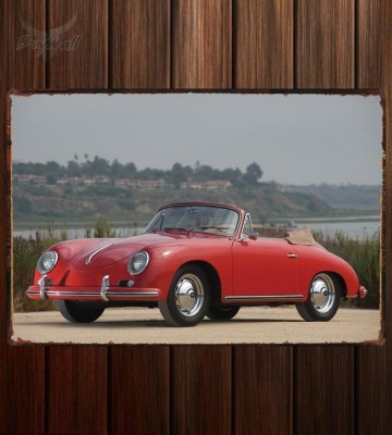 Металлическая табличка Porsche 356A Cabriolet